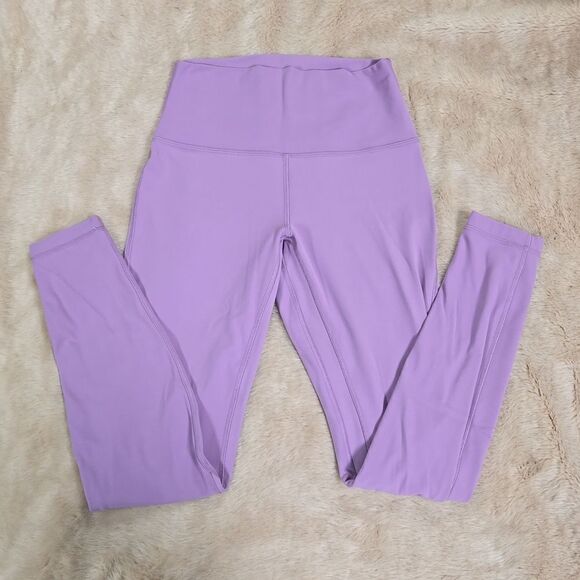 LULULEMON ALIGN HIGH-RISE LEGGINGS, SIZE 6 WISTERIA PURPLE - Picture 4 of 8